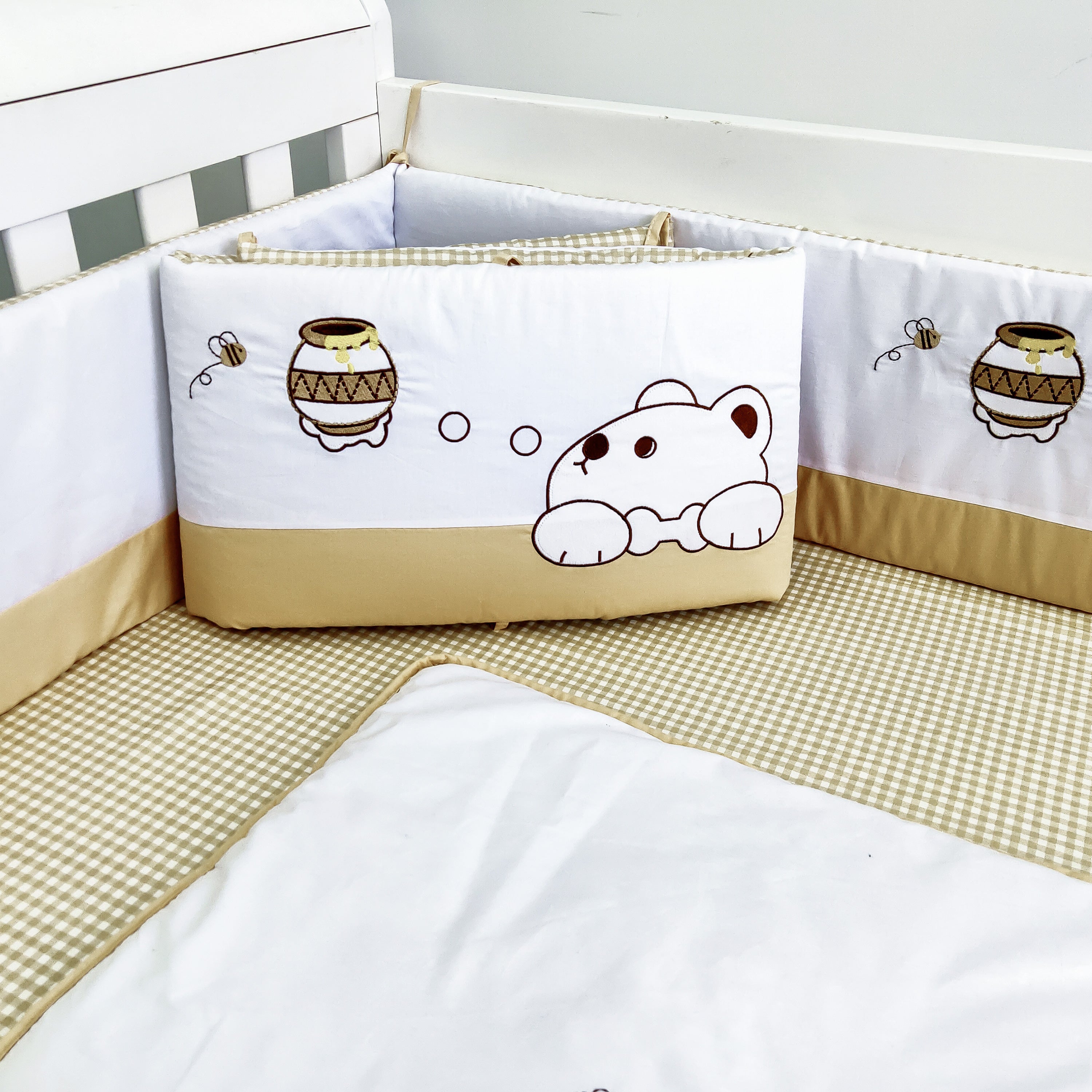 Palette Box 100% Cotton 8-Pieces Bedding Set – Honey Bear