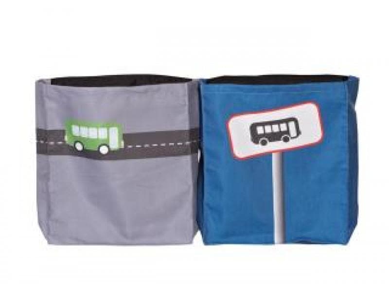 Manis-h Kids Bed Pockets x 2 - Traffic