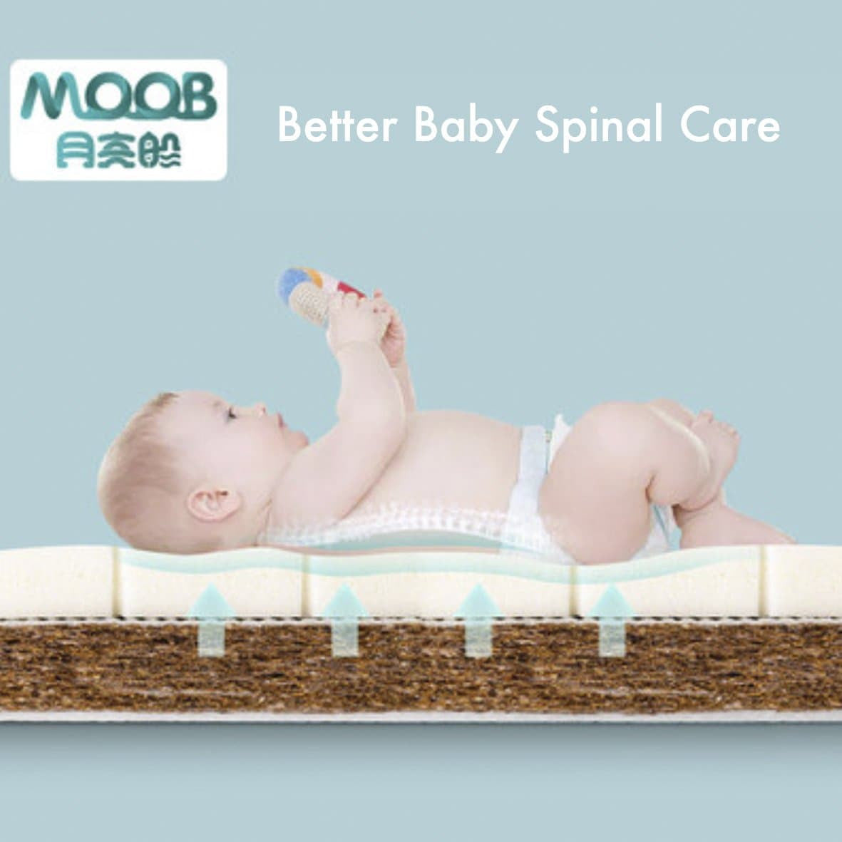 MOOB Baby Spinal Care Latex Mattress