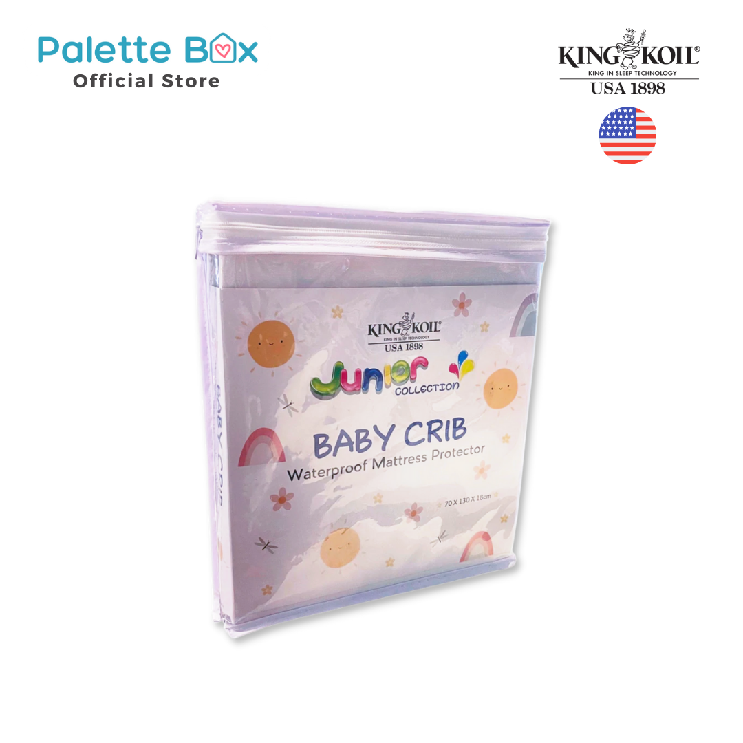 Palette Box Baby Waterproof Mattress Protector (Fits up to 130x70cm) - Standard 100 by OEKO-TEX® Preorder End March 2023