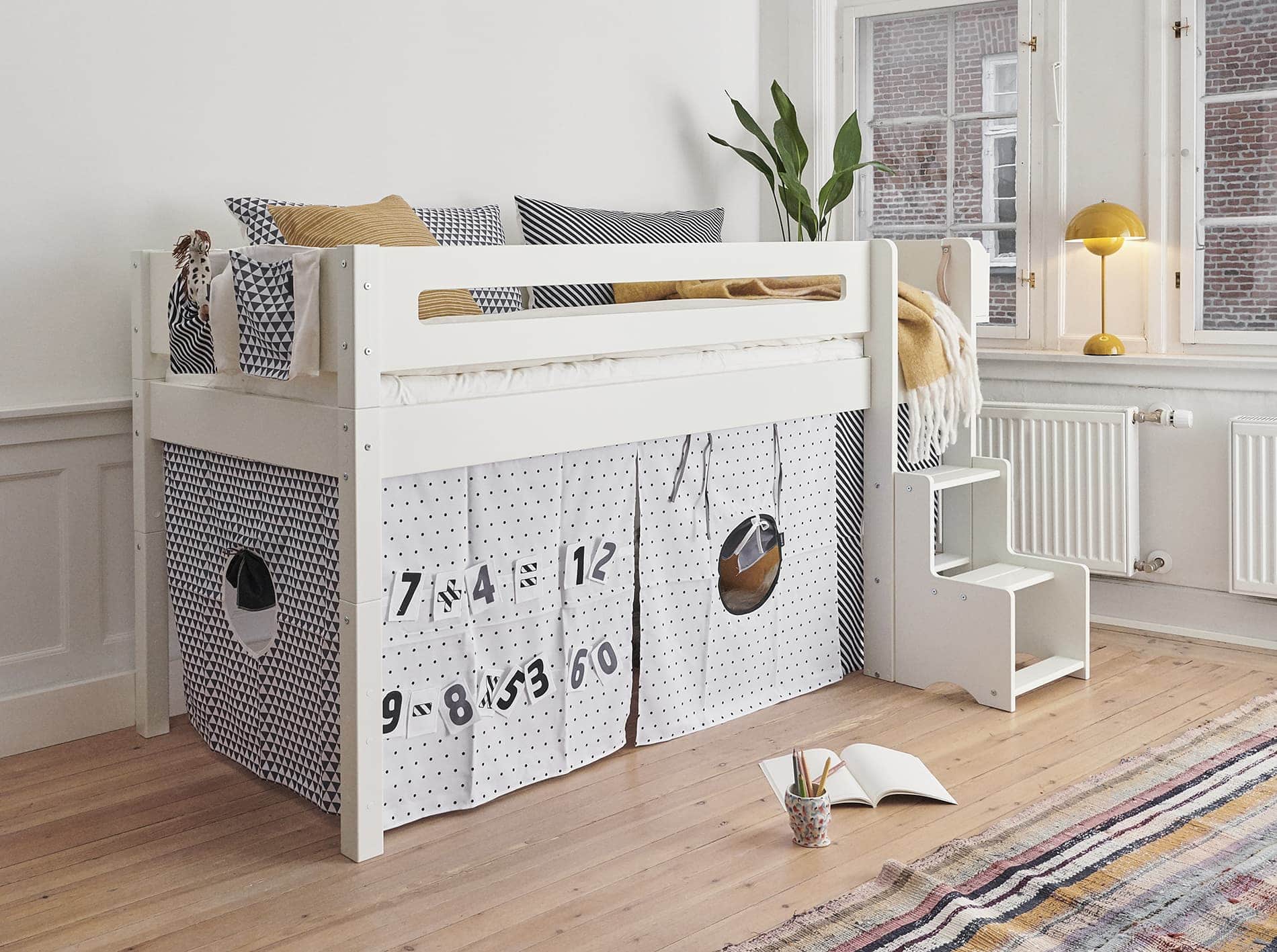 Manis-h Kids Semi Loft Bed - FREJ