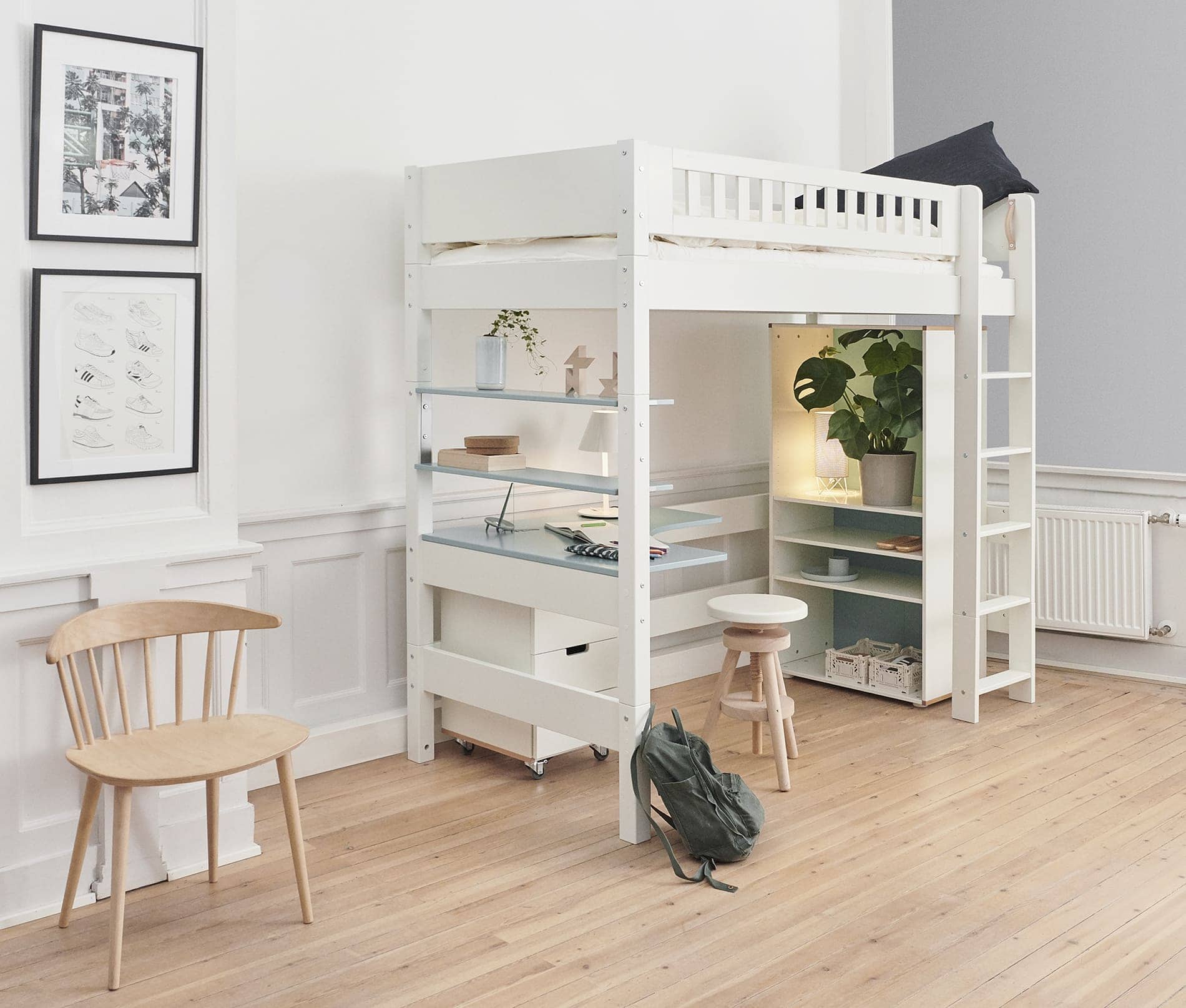 Manis-h Kids' High Loft Bed - GEFION