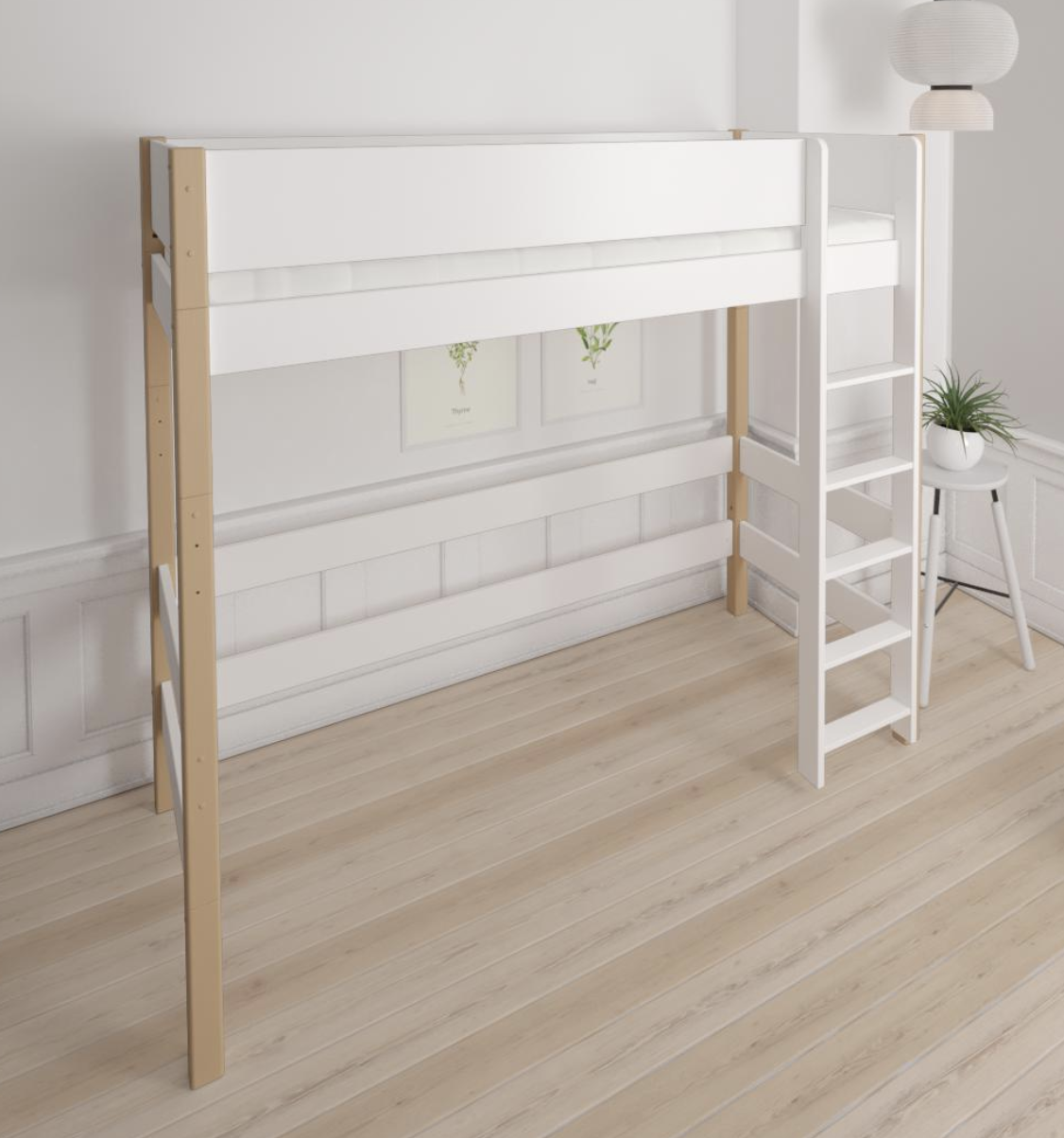 Manis-h Kids' High Loft Bed - GEFION