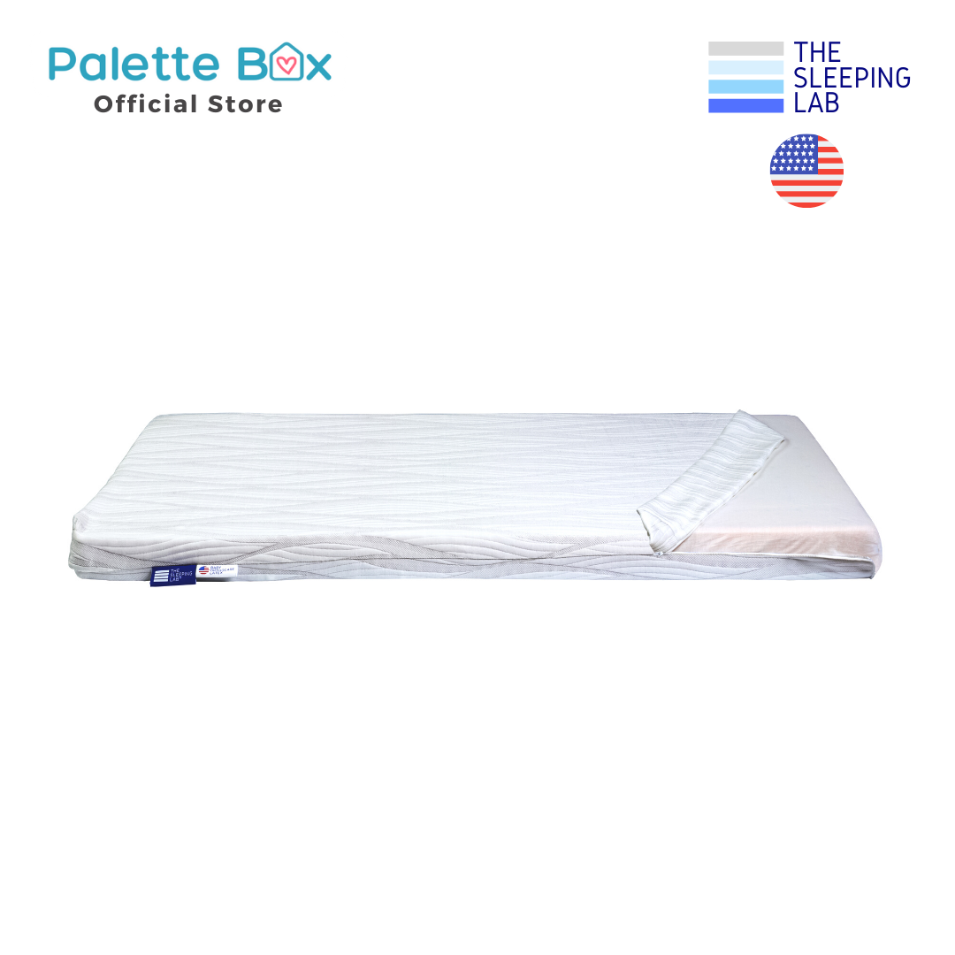 Preorder 20 Oct 
Palette Box Sweet Dreams Avant Garde 10-in-1 Convertible Baby Cot with Anti-Colic System (ACS) & Rocker - Drop Gate + The Sleeping Lab Baby OrthoCare Latex (Micro-Tencel Fabric Removable Cover) Mattress (120x60cm)