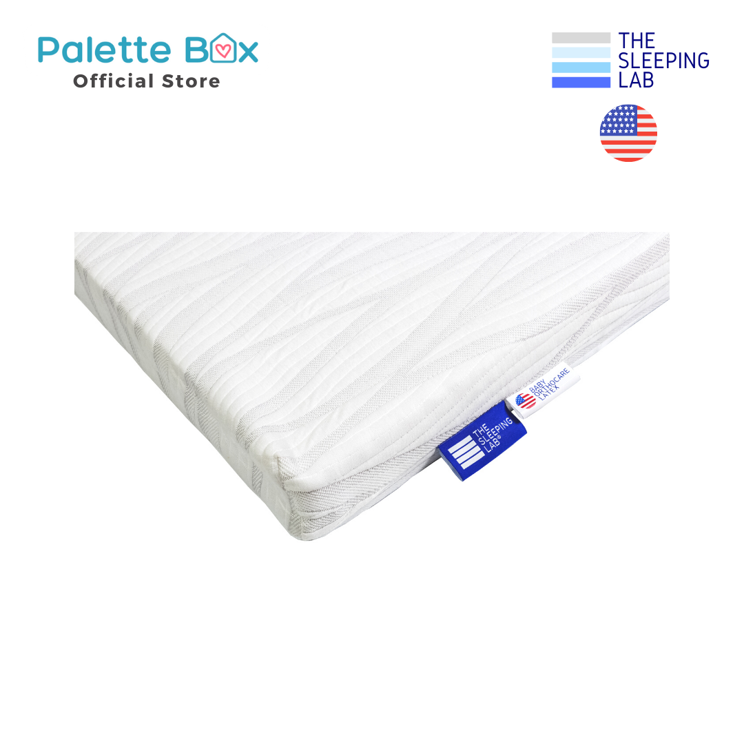 PREORDER APRIL 2024 Palette Box Sweet Dreams Avant Garde 10-in-1 Convertible Baby Cot with Anti-Colic System (ACS) & Rocker - Drop Gate + The Sleeping Lab Baby OrthoCare Latex (Micro-Tencel Fabric Removable Cover) Mattress (120x60cm)