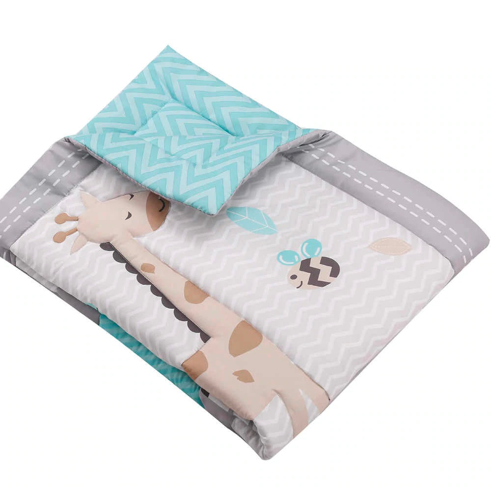Palette Box 8-Pieces Bedding Set (Polyester) – Grey Party Zoo