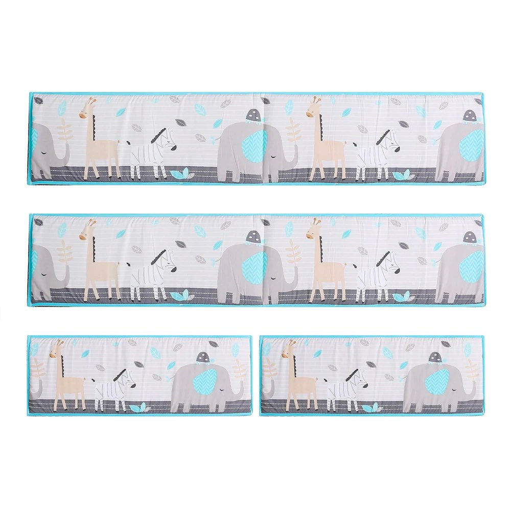 Palette Box 8-Pieces Bedding Set (Polyester) – Grey Party Zoo