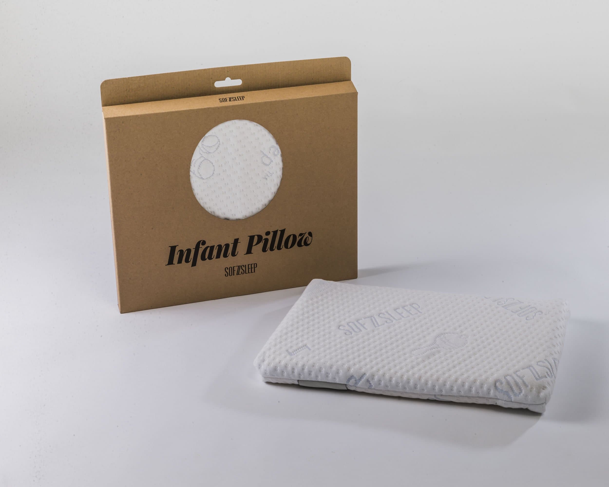 Sofzsleep Baby Infant Latex Pillow (L36 x W25 x H2.5 cm)