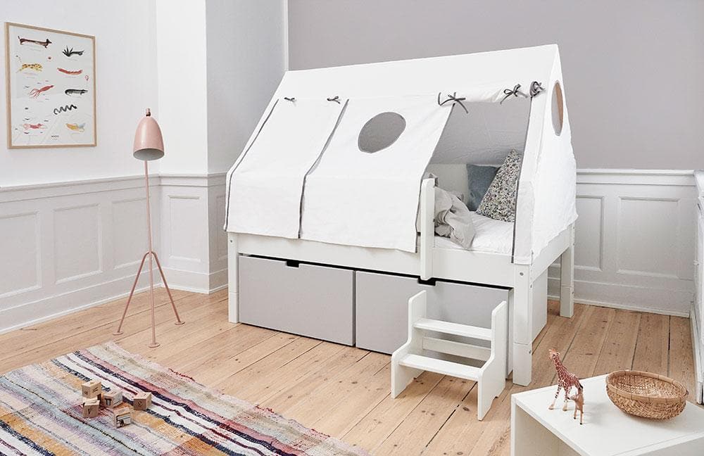 Manis-h Kids Single Bed with High Drawers - NANNA