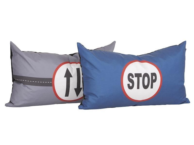 Manis-h Kids Big Pillows x 2 - Traffic Sign