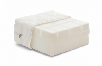 Manis-h 12cm Kids Foam Mattress with Ergonomic Cut and Washable Cover (Made in Denmark)