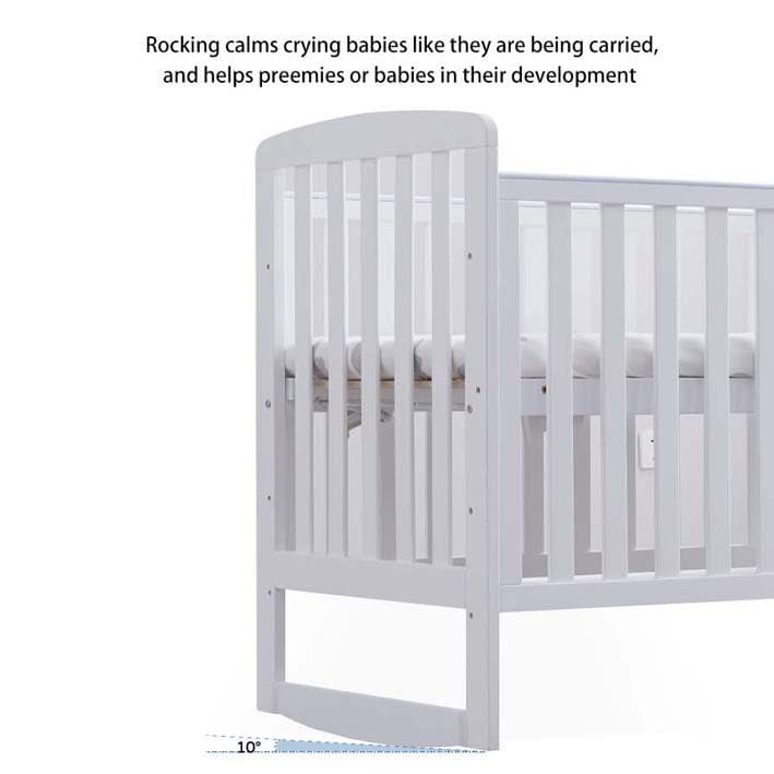 Preorder 20 Oct 
Palette Box Sweet Dreams Avant Garde 10-in-1 Convertible Baby Cot with Anti-Colic System (ACS) & Rocker - Drop Gate + King Koil Baby OrthoGuard 3 Latex Foam 4" Mattress 120x60cm (only ICA-endorsed Baby Mattress)