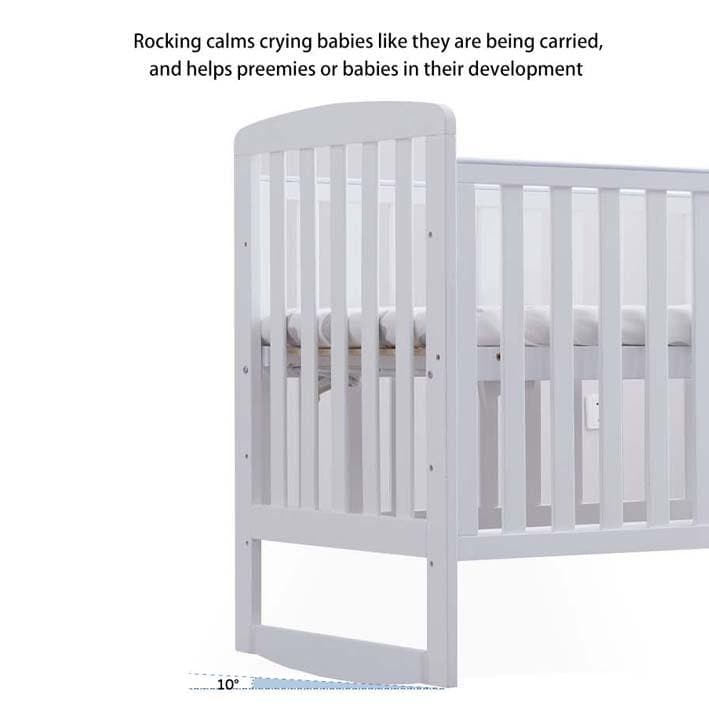 PREORDER APRIL 2024 Palette Box Sweet Dreams Avant Garde 10-in-1 Convertible Baby Cot with Anti-Colic System (ACS) & Rocker - Drop Gate + King Koil Baby OrthoGuard 3 Latex Foam 4" Mattress 120x60cm (only ICA-endorsed Baby Mattress)